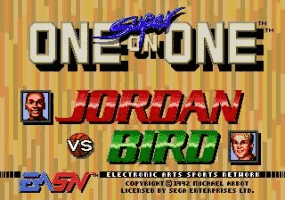 Jordan vs Bird - One on One Title Screen